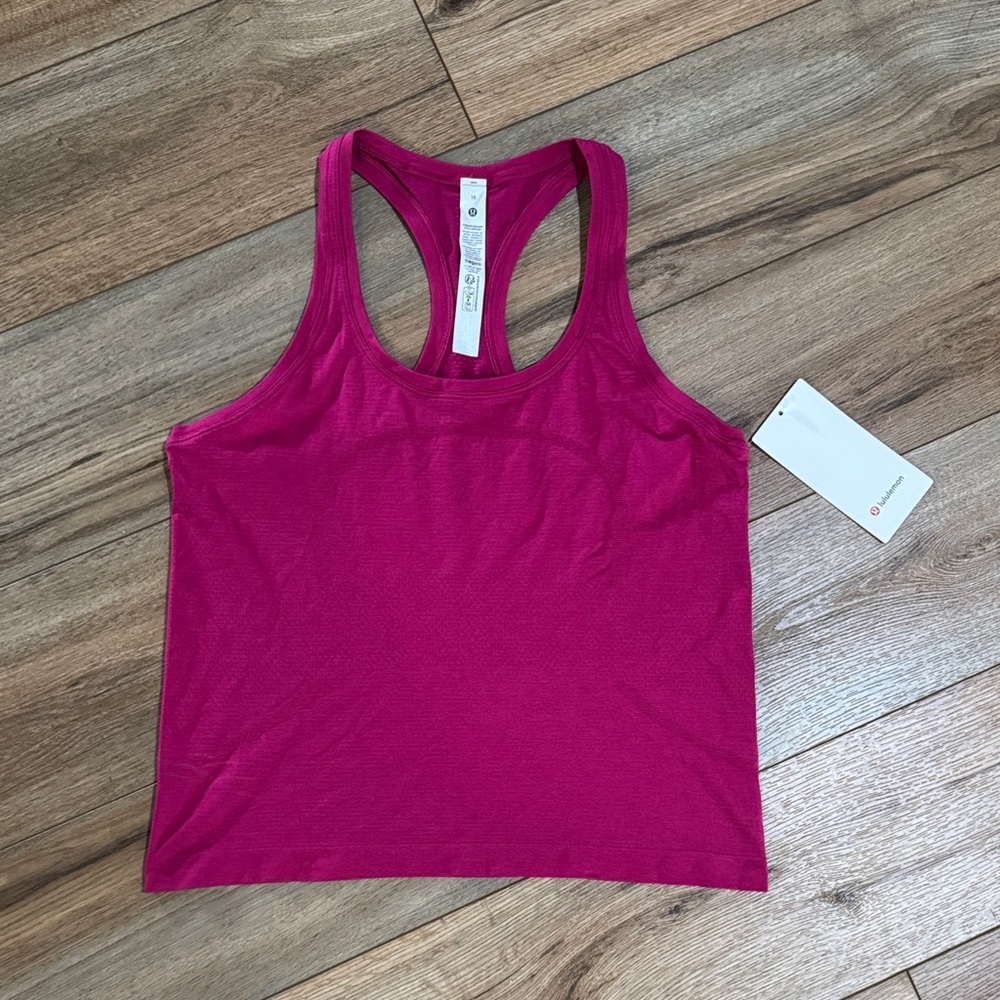 Lululemon Women's Pink Racerback Swiftly Tech Tank Top
